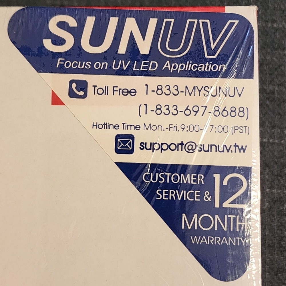SUNUV UV LED Nail Lamp in Red and White NWT - Picture 7 of 7
